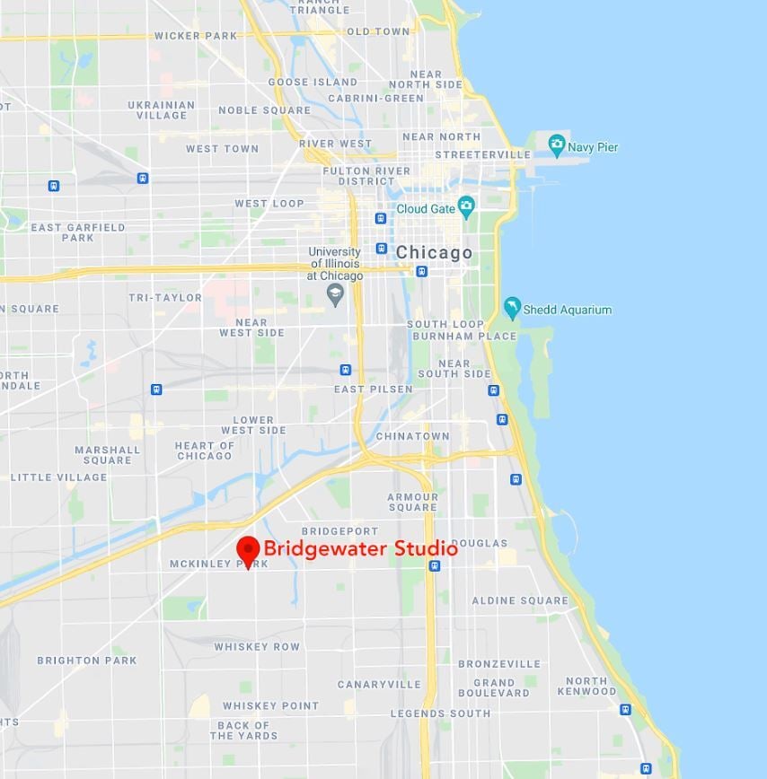 Bridgewater_Studio_location_map