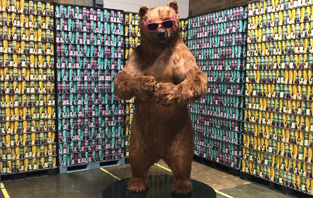 Goose Island Brewery's giant bear gives guests an immersive marketing experience