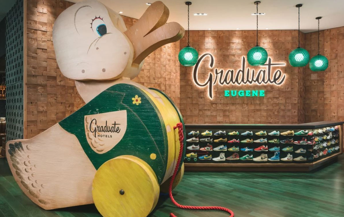 Custom fabrication: Duck Pull Toy at the Graduate Hotel