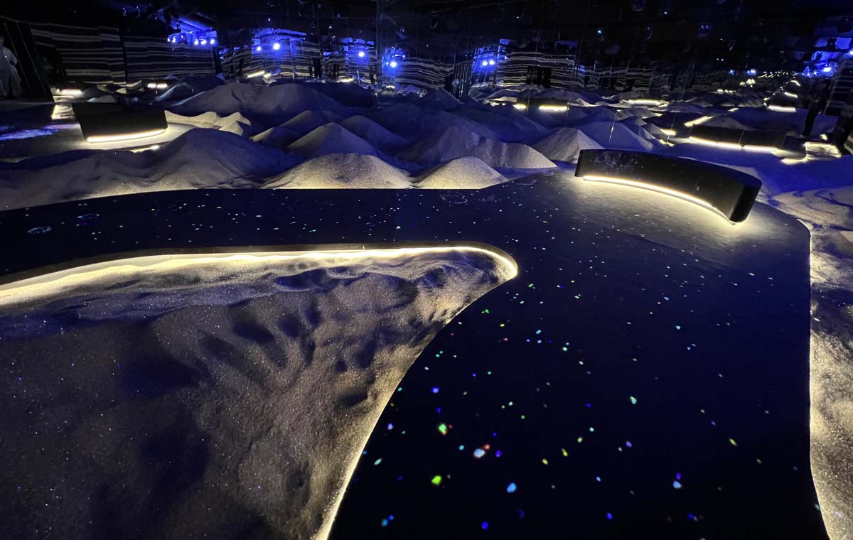 Oasis 2.0 an immersive digital art installation in Saudi Arabia