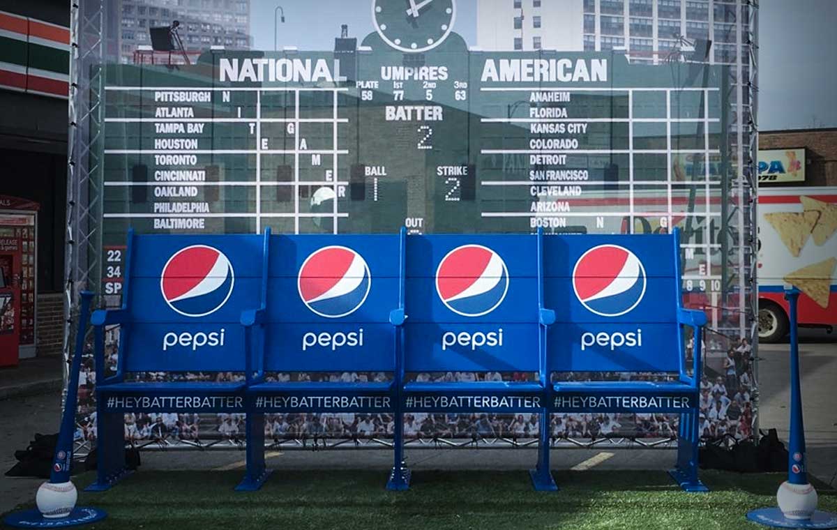 An example of an experiential activation for the Chicago Cubs