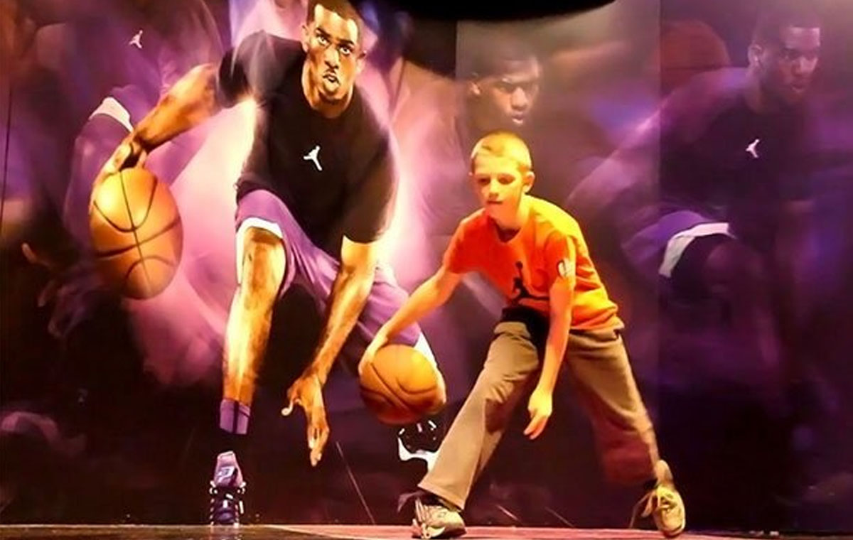 interactive basketball brand activation showing the work of brand activation agencies
